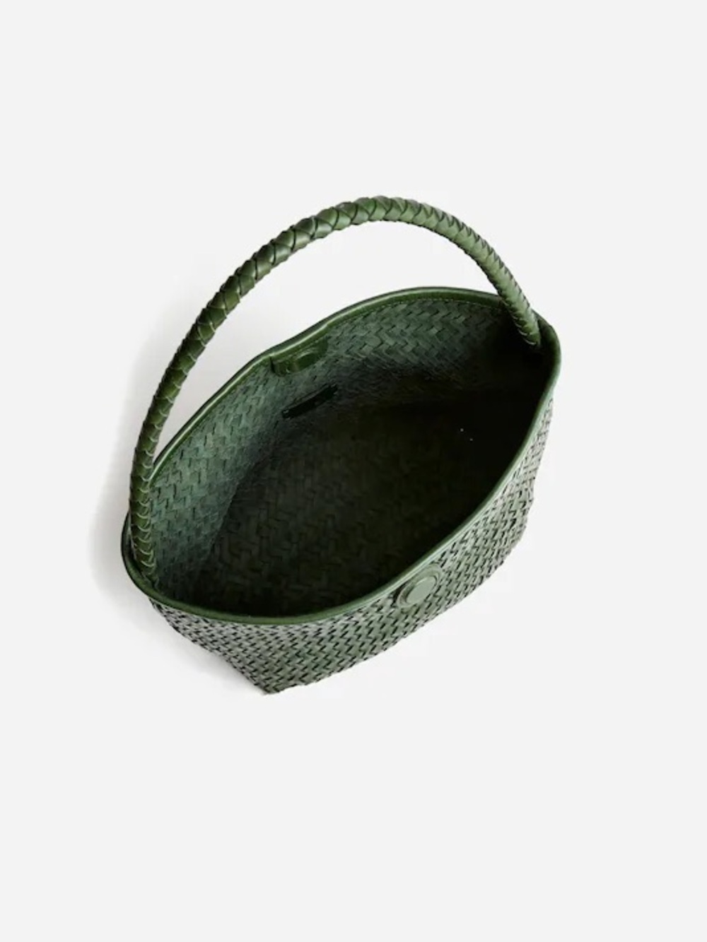 Madewell The Signature Woven Shoulder Bag in Green - Picture 2 of 5